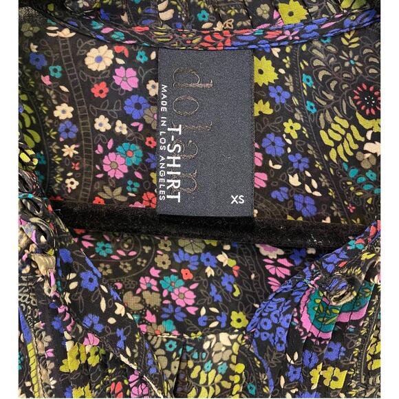 Antrhopologie Dolan T-shirt Olesa Blouse Peasant Top XS - Picture 5 of 8